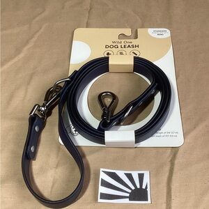 Wild One Dog Leash Clear Coat Blue Standard
